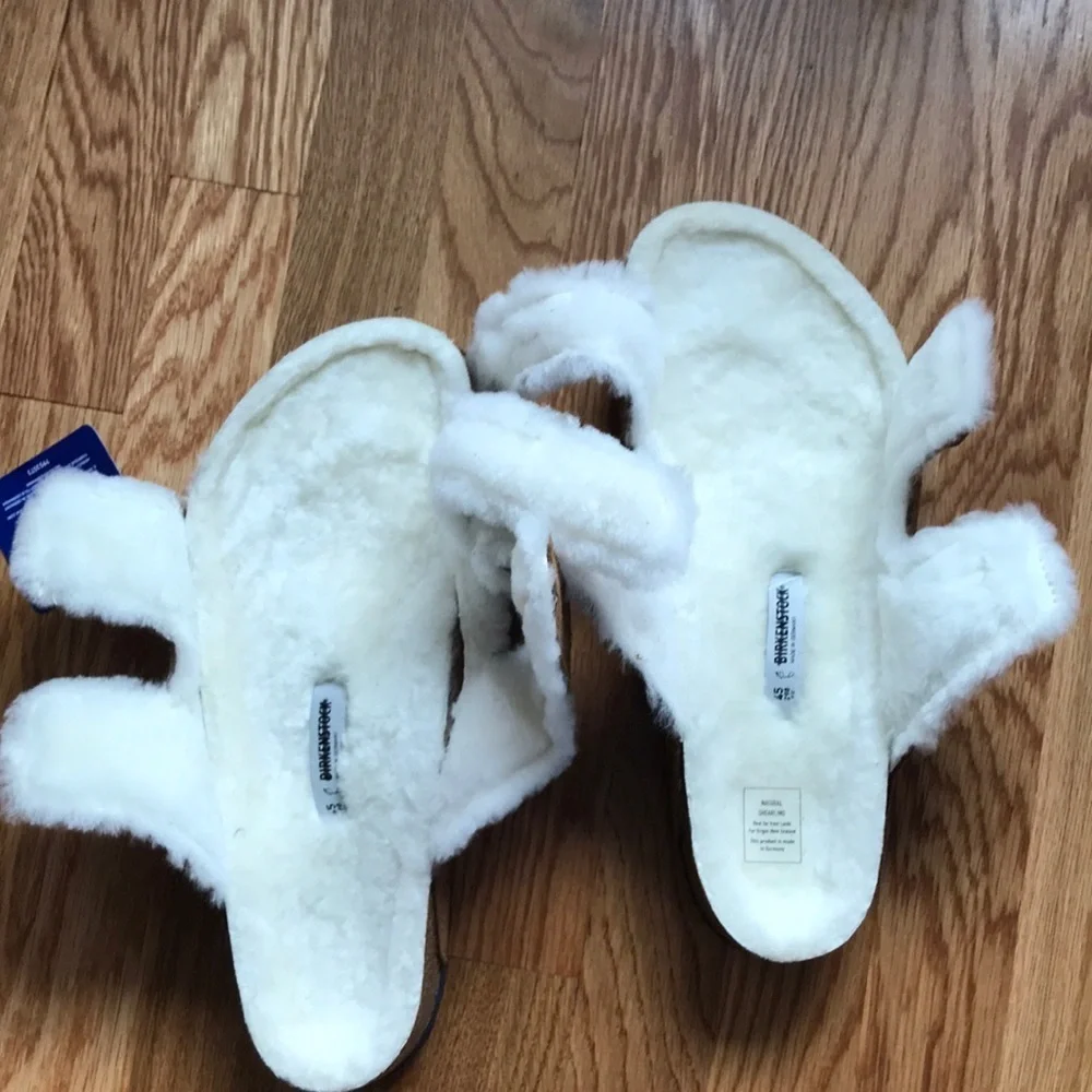 NWT Men’s Arizona Shearling Sandal slides Size 12